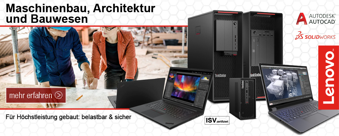Lenovo Workstation ISV-zertifiziert